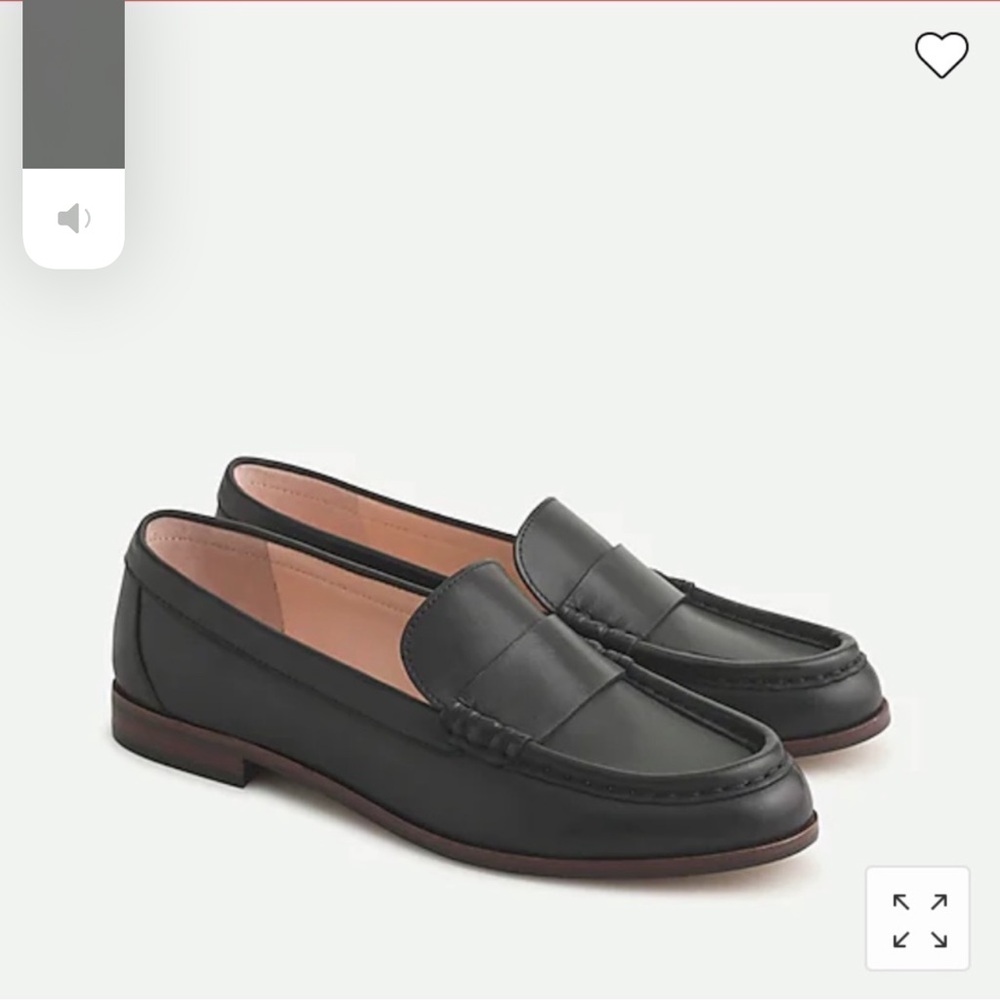J. Crew Black Loafer Size 6
